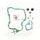 Water pump gasket kit ATHENA P400485475003