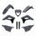 Set plastik POLISPORT 91380 Nardo Grey