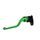 Clutch Lever ACCOSSATO EST333P fixed CNC-worked aluminium, green