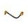 Lever guard ACCOSSATO DE002 with black hose and joint left, aluminium