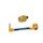 Lever guard in aluminium + right end ACCOSSATO DE005 with blue hose and joint levi