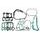 Set tesnil motorja RMS 100684240