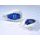 Crash sliders RDMOTO KTM13N white polyamide with blue caps