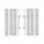 Radiator louvers POLISPORT 8985500002 bela
