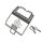Locking system SHAD D1B482MAR za SH48 titanium siva