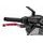 Brake lever without adapter PUIG 4.0 4110RP poklopna (foldable) red/silver