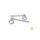 Pair of raised clip-on ACCOSSATO CP004 + 20 mm 10 degrees inclination, gold