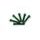 Screws PUIG ANODIZED 0516V zelena M8 x 45mm (6pcs)