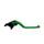 Ročica zavore ACCOSSATO EDF018 fixed CNC-worked aluminium, green