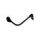 Lever guard ACCOSSATO DE006 with black hose and joint right, carbon