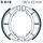 Brake shoe set EBC S619G grooved
