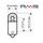 Žarnica RMS 246510411 12V 4W, BA9S bela
