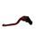 Clutch Lever ACCOSSATO ESH626 fixed CNC-worked aluminium, red