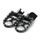 Stopalke (Footpegs) ACCOSSATO OFF-ROAD FR797 črna