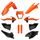 Set plastik POLISPORT 91473 Orange KTM 16/black