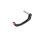 Lever guard ACCOSSATO "Ultra-Light" DE012 with red eyelet and insert left, carbon
