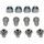 Wheel Stud and Nut Kit All Balls Racing 85-1147