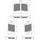 Zavorne obloge GOLDFREN 298 GP6 (1 set = 2pcs small/large)