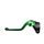 Clutch Lever ACCOSSATO ESK750 fixed CNC-worked aluminium, green
