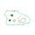 Water pump gasket kit ATHENA P400210475011 with bearings