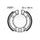 Brake shoe set EBC H301 includings springs