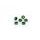 Nuts PUIG ANODIZED 0763V zelena M5 (6pcs)
