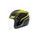 Jet čelada CASSIDA REFLEX black/ yellow fluo/ grey XS