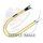 Throttle cables (pair) Venhill T01-4-139-YE featherlight yellow