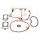 Celoten set tesnil za motor ATHENA P400100850040