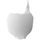 Number plate POLISPORT 8658000001 bela