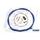 Set univerzalne zajle za sklopko Venhill U01-1-100-BL 1,35m Modra