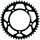 Rear ALU sprocket SUPERSPROX RAL-1793:45-BLK črna 45T, 520