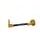 Lever guard ACCOSSATO DE002 with black hose and joint left, aluminium