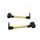 Lever guard ACCOSSATO DE003 with gold hose and joint right + left, aluminium