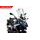 Windscreen PUIG TOURING WITH VISOR 21841W clear