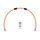 Set cevi za sklopko Venhill POWERHOSEPLUS KAW-11010CB-OR (1 cev v kompletu) Orange hoses, black fittings