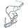 Engine guards RDMOTO CF120S srebrna upper + lower