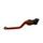 Clutch Lever ACCOSSATO ESA090 fixed CNC-worked aluminium, orange