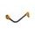Lever guard ACCOSSATO DE006 with black hose and joint right, carbon