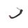Lever guard ACCOSSATO "Ultra-Light" DE012 with red eyelet and insert left, carbon