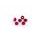 Nuts PUIG ANODIZED 0763R rdeč M5 (6pcs)