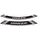 Rim strip PUIG TRACER 9293B bela set of 8 rim strips