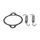 Exhaust gasket kit WINDEROSA 823121
