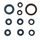 Set tesnil motorja za olje (Engine Oil Seals Kit) ATHENA P400270400074