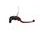 Brake lever folding ACCOSSATO LV021 with integrated adjuster for Nissin radial master cylinder rdeč