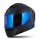 Integralna čelada CASSIDA Integral GT 2.1 Flash matt black/ metallic blue/ dark grey XL