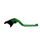 Ročica zavore ACCOSSATO EDF014 fixed CNC-worked aluminium, green