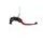 Brake lever folding ACCOSSATO LV022 with integrated adjuster for Nissin radial master cylinder rdeč