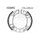 Brake shoe set EBC H304G grooved includings springs