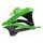 Radiator scoops POLISPORT 8417300001 (par) green 05/black